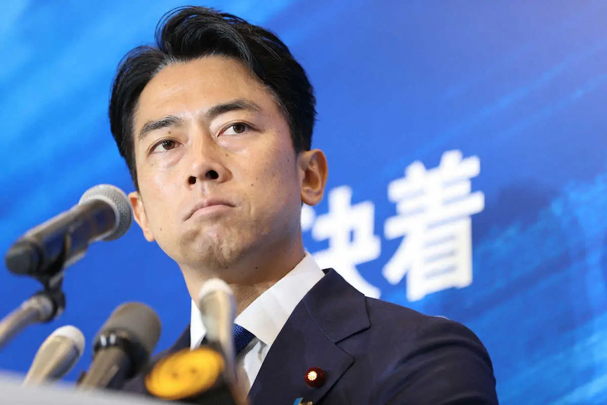 小泉進次郎氏　日テレ・鈴江奈々アナ質問に反論「締め付けっていうのが何を意味しているか分かりません」