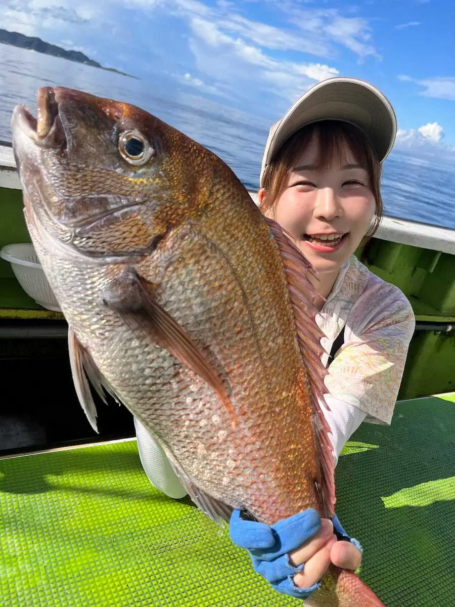 マダイ　初挑戦のコマセで1投目いきなり2・3キロ　一足早く“海の紅葉狩り”行ってきました