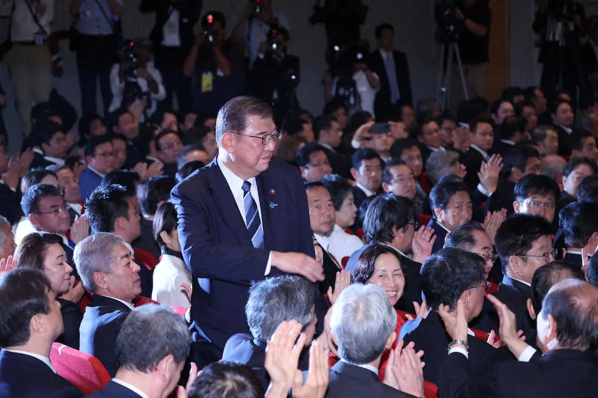 【画像・写真】自民党の新総裁に決まった石破茂氏（代表撮影）　