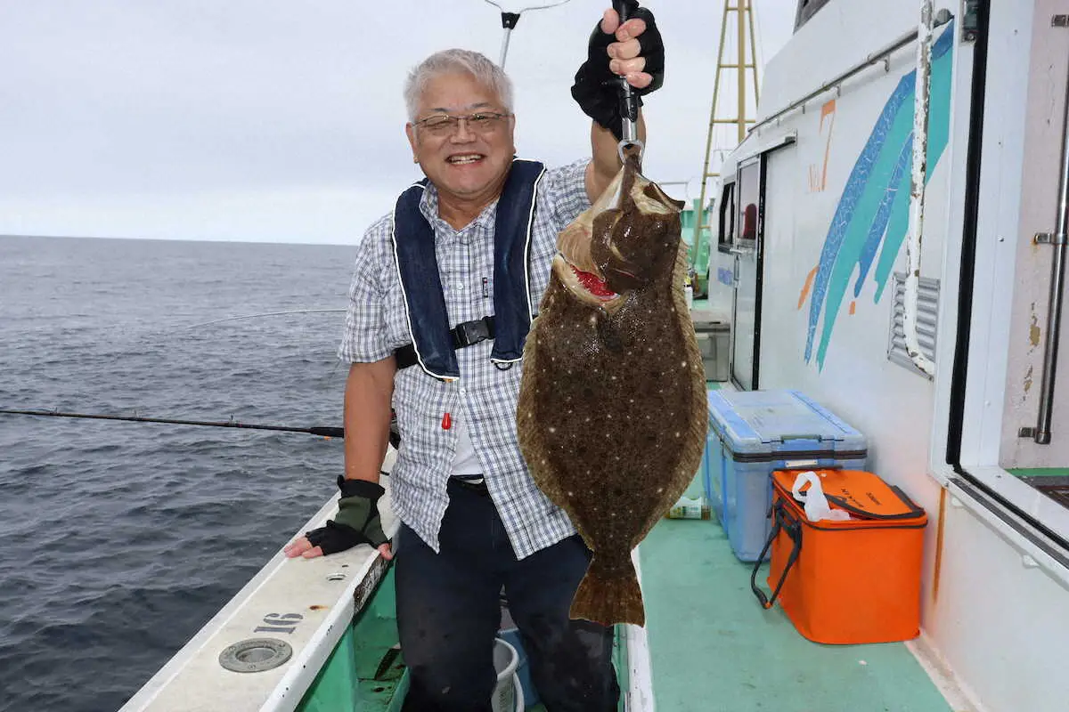 【画像・写真】ヒラメのじゅうたん、14匹大盛況　ツ抜けは朝飯前、良型フィーバー!宮城・仙台湾　亘理・きくしん丸