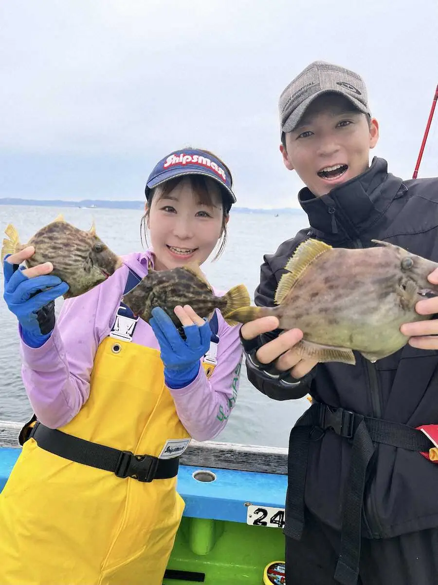 ツ抜け!!　肝パン良型カワハギ　旬の“海のフォアグラ”「叩き釣り」が肝　東京・東大井「いわた」