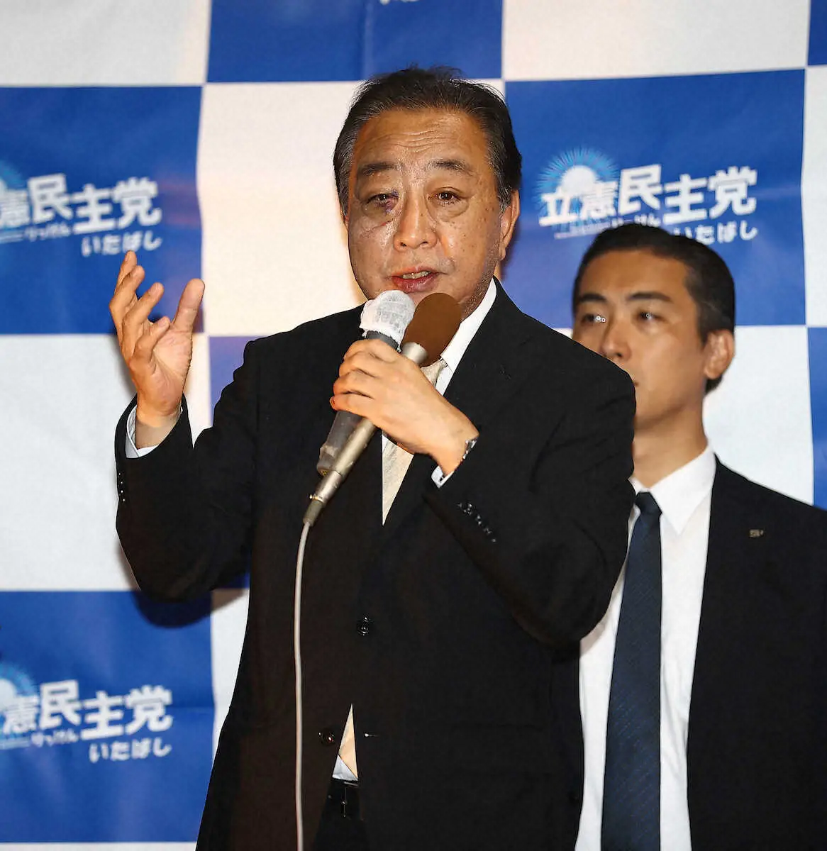 【画像・写真】立民・野田代表　自民・下村氏糾弾「裏金問題の責任ある立場」裏金に始まり裏金に終わる衆院選27日投開票