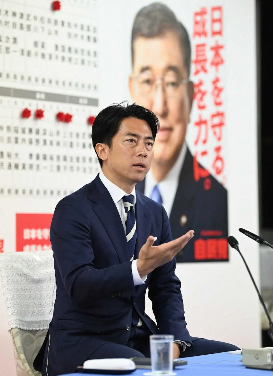 進次郎氏　選対委員長を辞任「責任取るのは当たり前」　今後は「党改革を進める一員として役割を」