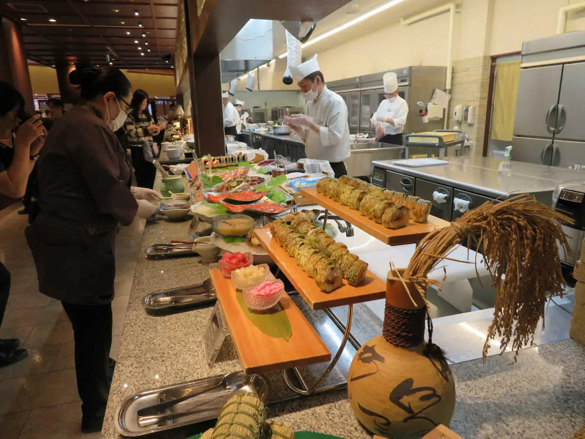 【福井】リーグVに貢献!?巨人ナインも絶賛“神対応”旅館　北陸グルメ集合のビュッフェが凄すぎる