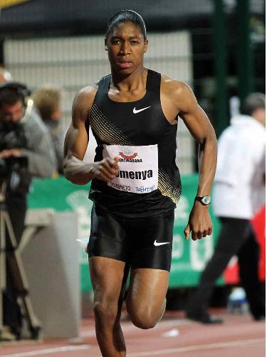 女子８００メートルでまさかの９位に終わった南アフリカ代表・セメンヤ