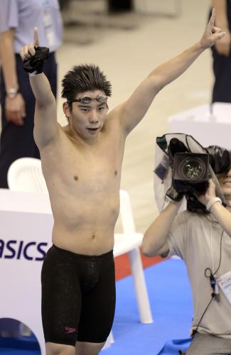 高校生が日本歴代２位　２００平泳ぎ、五輪銅の立石を上回る