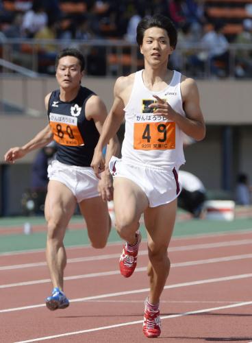 山県、予選トップの１０秒４９　関東学生対校陸上第１日