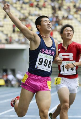 桐生、２００メートルも制す！１９年ぶり男子短距離３冠