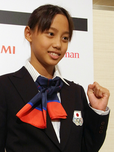 最年少１３歳・今井　２０年東京五輪の期待の“月”