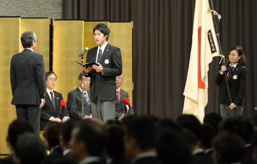 日本選手団主将の飯塚“初体験”に「突然指名されて」