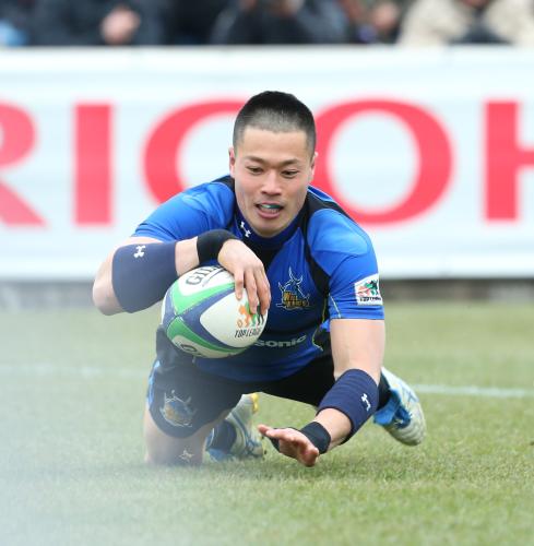 決勝トライの山田がＭＶＰ「優勝に付いてきた」