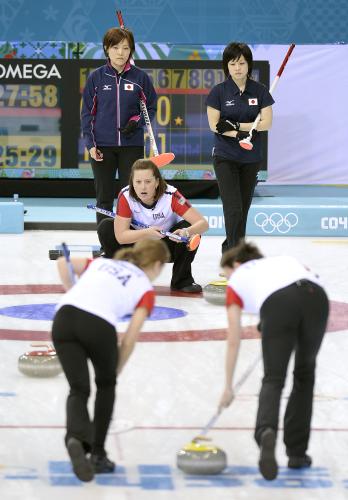 【画像・写真】カーリング日本、小野寺復帰も　米国に敗れ２勝２敗に