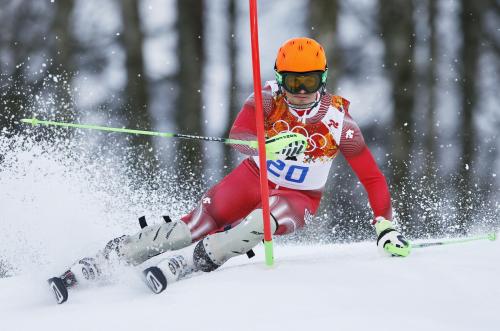 伏兵ビレッタが初優勝　前半滑降１４位から逆転金メダル