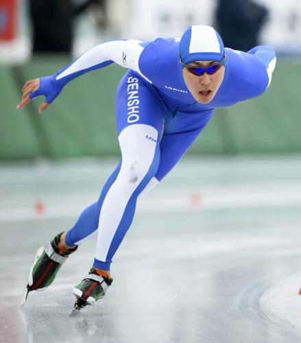 男子500は釧路商・新浜が初優勝　全国高校スケート第２日