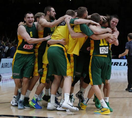 リトアニア、接戦制してリオ五輪切符　男子バスケ欧州選手権
