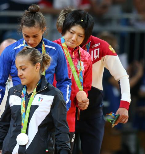 中村美里　苦難乗り越え２度目の銅メダルも涙「悔しい気持ちが強い」