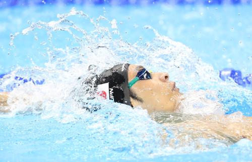 入江は全体７位で決勝へ　金子は敗退「いい経験」　男子200背泳ぎ準決勝
