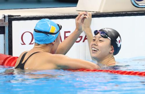 星奈津美が２大会連続銅メダル「力を出し切れた」　女子２００バタ