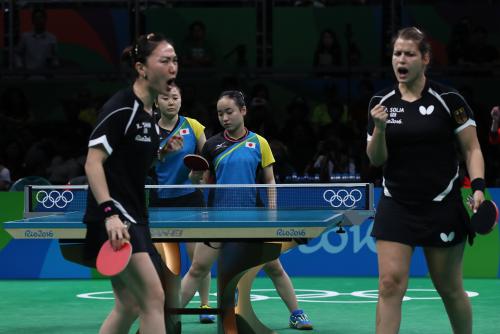 卓球日本女子団体　独に競り負け決勝逃す　２大会連続メダル懸け３決へ