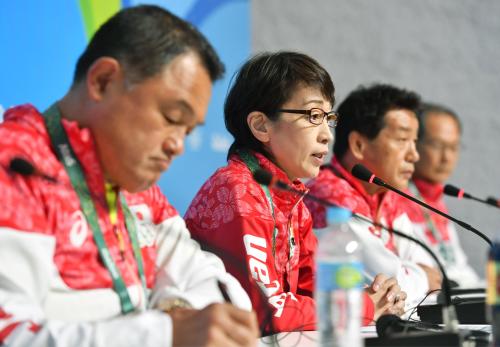 聖子団長が会見、日本の史上最多メダルに収穫強調「努力の成果」