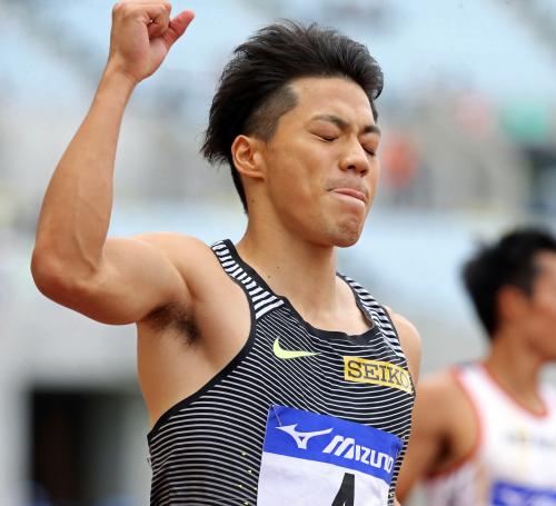 山県亮太　東京五輪の目標は「９秒５７を目指したい」
