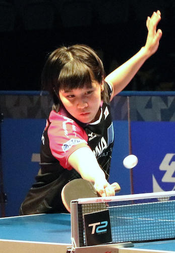 平野、石川が女子シングルス準決勝進出　卓球グランドファイナル