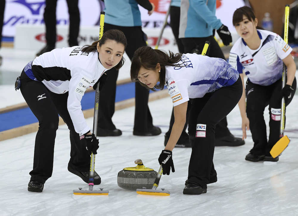 女子決勝はＬＳ北見と中部電　カーリング日本選手権、道銀五輪逃す