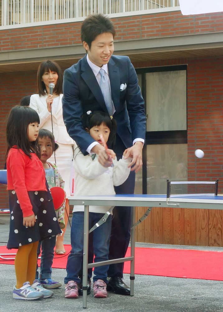 「イクメン」水谷　３歳の娘がモチベーションに　全日本４連覇中