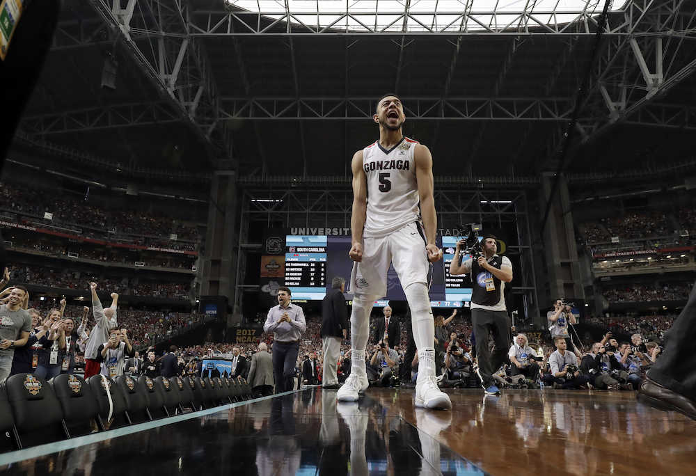 【画像・写真】ゴンザガ大、接戦制して初の決勝進出　八村は出場せず