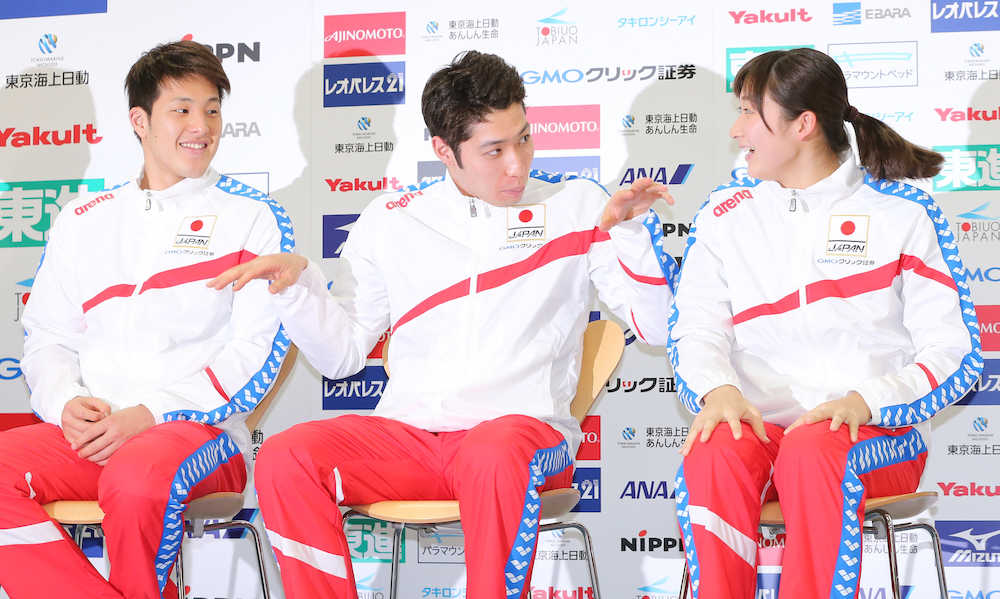 世界選手権出場の日本代表１８人を発表　萩野「勝ったことがないので金はほしい」