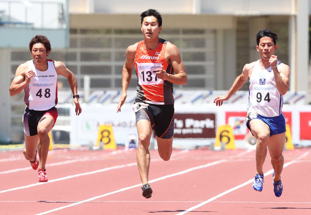 【画像・写真】飯塚翔太「ビックリ」自己ベスト１０秒１０！　世界選参加標準を突破