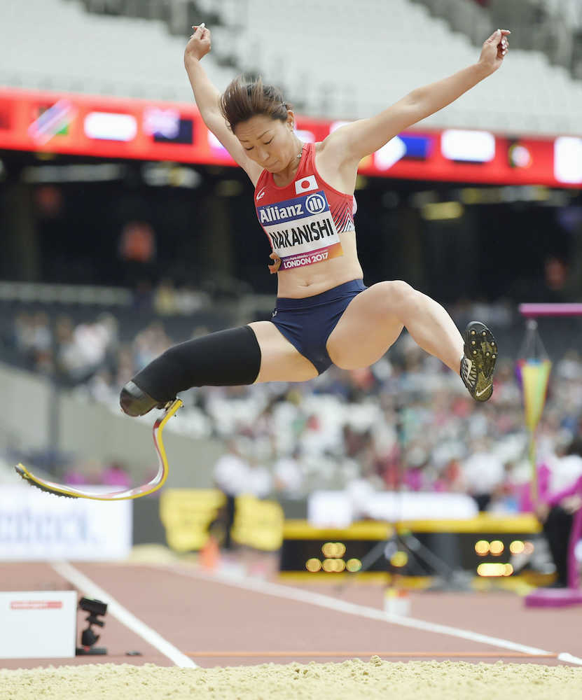 パラ世陸　女子走り幅跳びで中西銅、男子１００は多川決勝へ