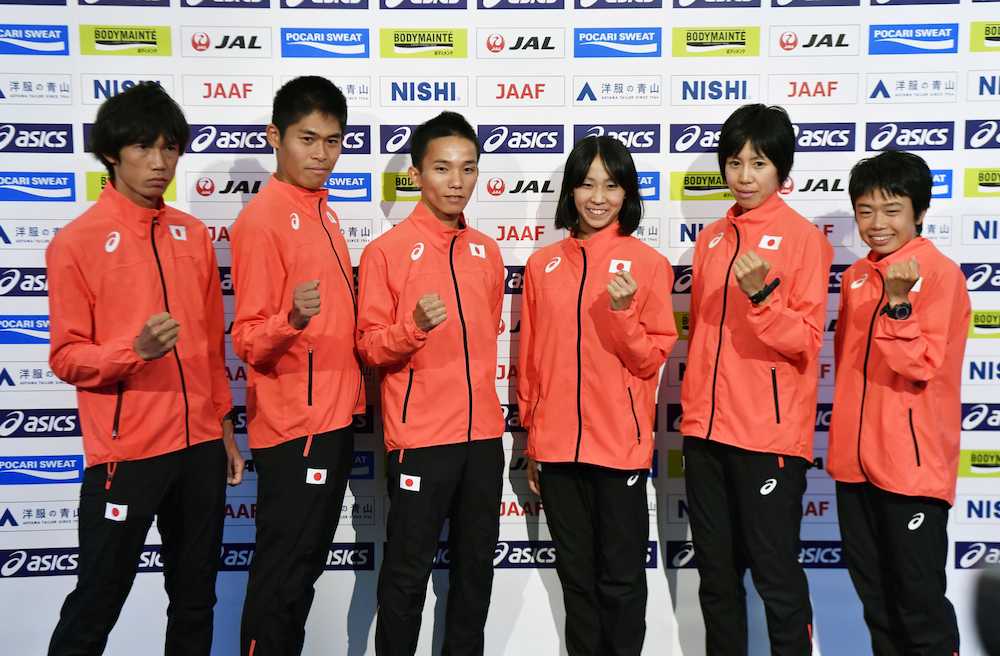 川内「メダルが目標」、世陸マラソン日本代表が抱負　６日号砲