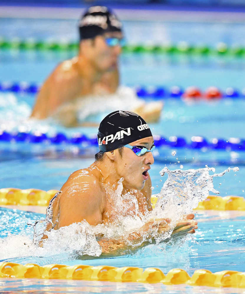 台北ユニバ競泳男子４００個人メドレー　瀬戸が金、萩野は銀