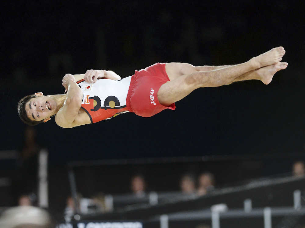 白井、床で金！体操・世界選手権、同一種目別で日本人初の３度目Ｖ