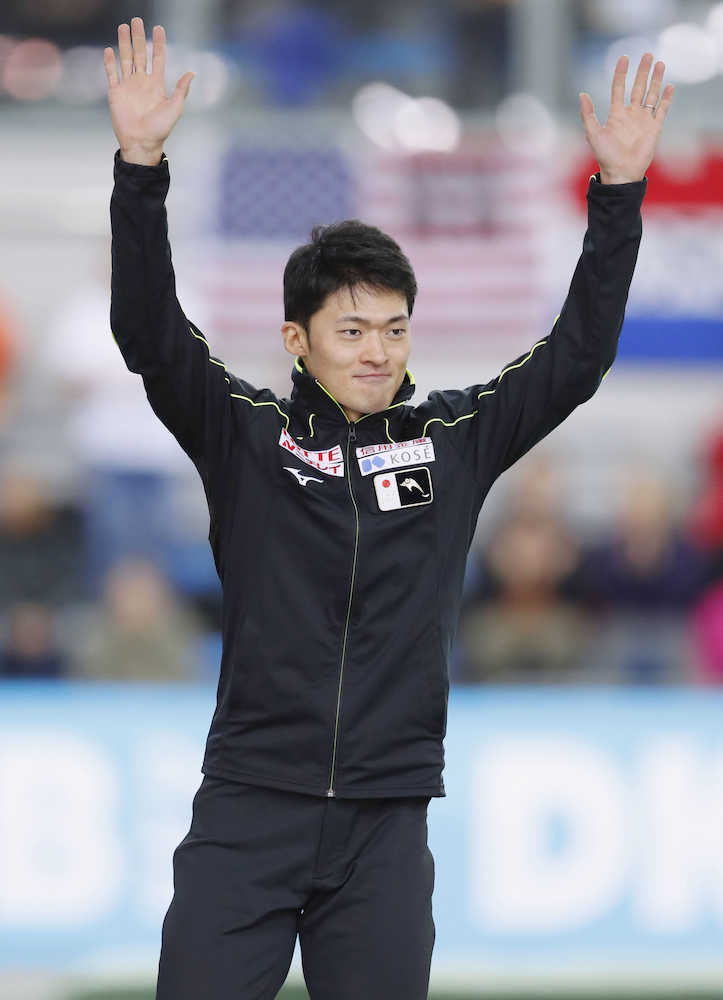 山中、自己最高更新２位「うれしかった」日本男子今季初メダル