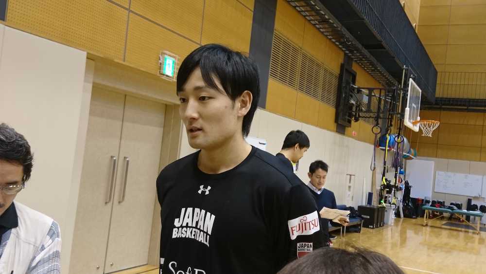 バスケ男子日本代表　合宿公開　ラマス監督「４選手がチームの核となる」