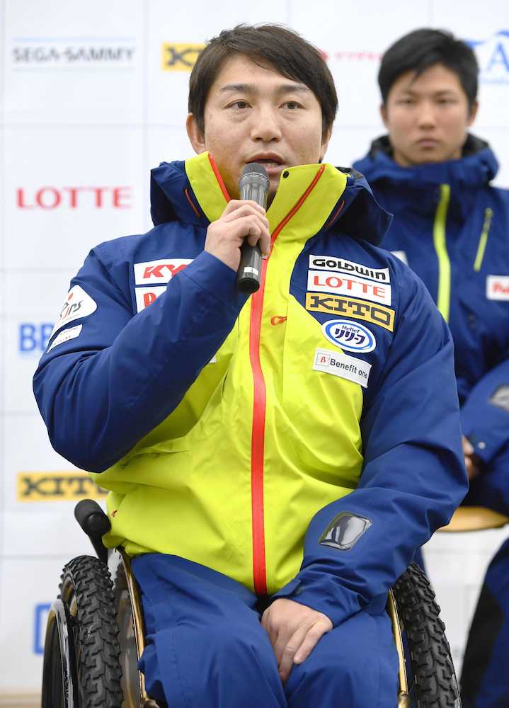 アルペン王者・森井　パラ五輪へ決意「今回こそ金メダルを」