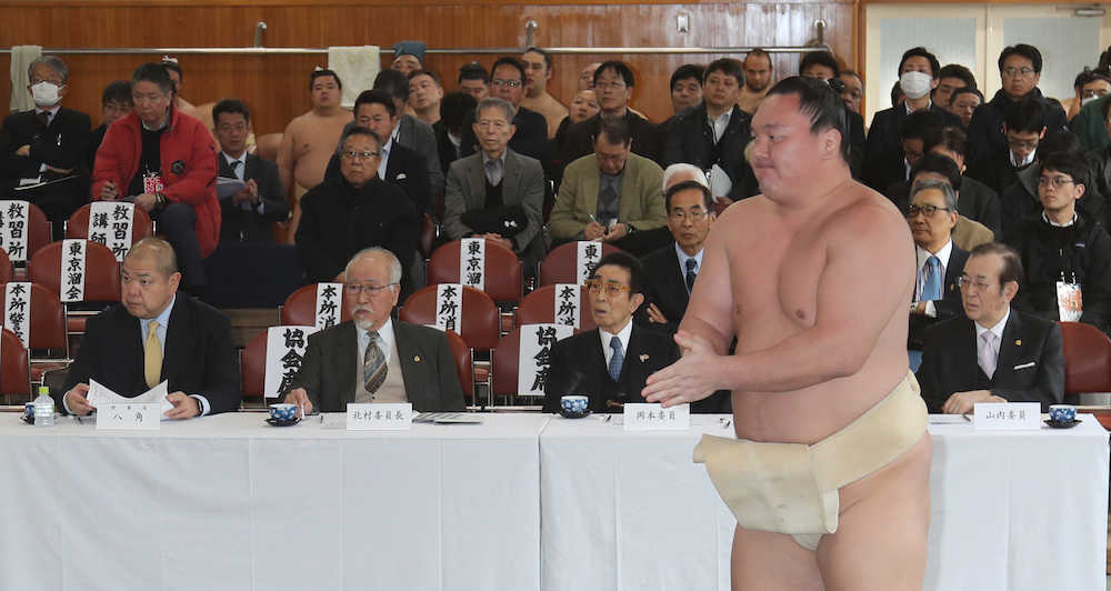 横審・北村委員長「いい相撲界に」元日馬暴行事件の処分終結で