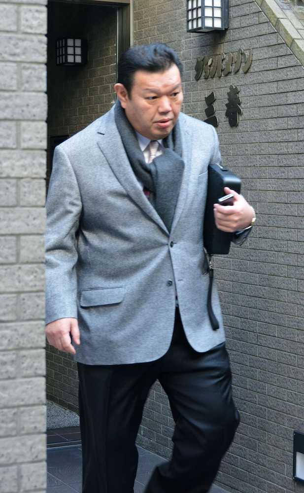 春日野親方提訴されていた、暴行被害者から3000万円賠償請求
