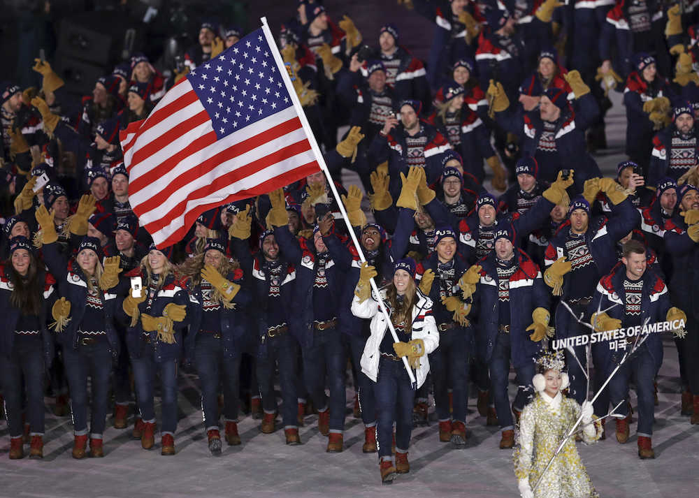 【画像・写真】米国の旗手はコイントスで選出　落選のデービス激怒！　人種問題再燃？