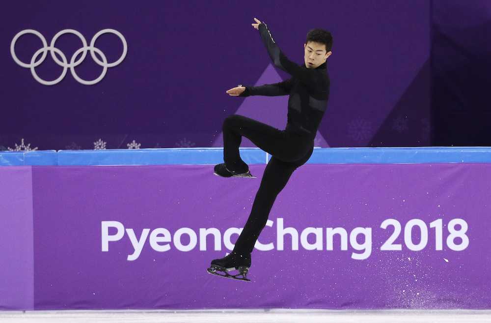 フィギュアスケート男子・米国代表のネイサン・チェン（ＡＰ）