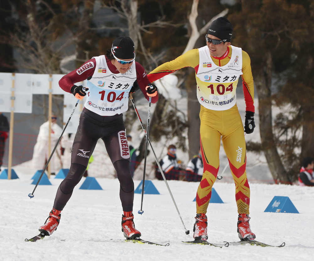 国体スキー距離　男子４０キロリレー、成年は福井が初優勝飾る