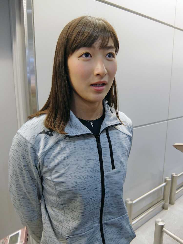 璃花子　日本選手権４種目に絞る　５０＆１００自由形とバタ
