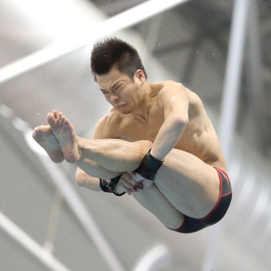 飛び込みＷシリーズ男子高飛び込み予選で敗退した萩田
