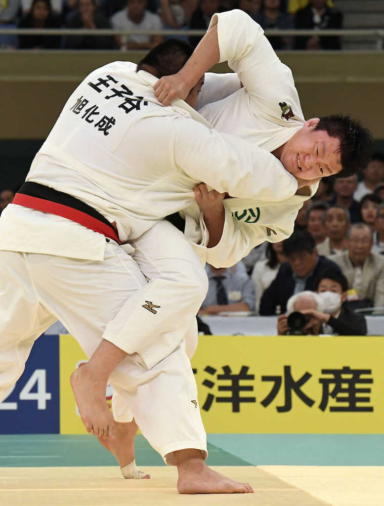 原沢が３年ぶり２度目の優勝、延長で王子谷下す　柔道全日本選手権