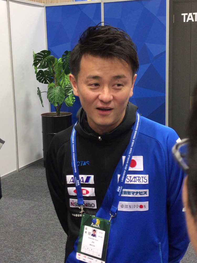 卓球日本男子　決勝Ｔ１回戦は香港、中国とは逆ブロックに