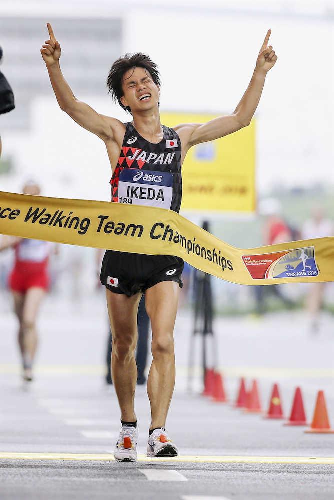 池田　男子２０キロ優勝、団体戦もＶ　女子１０キロは藤井３位