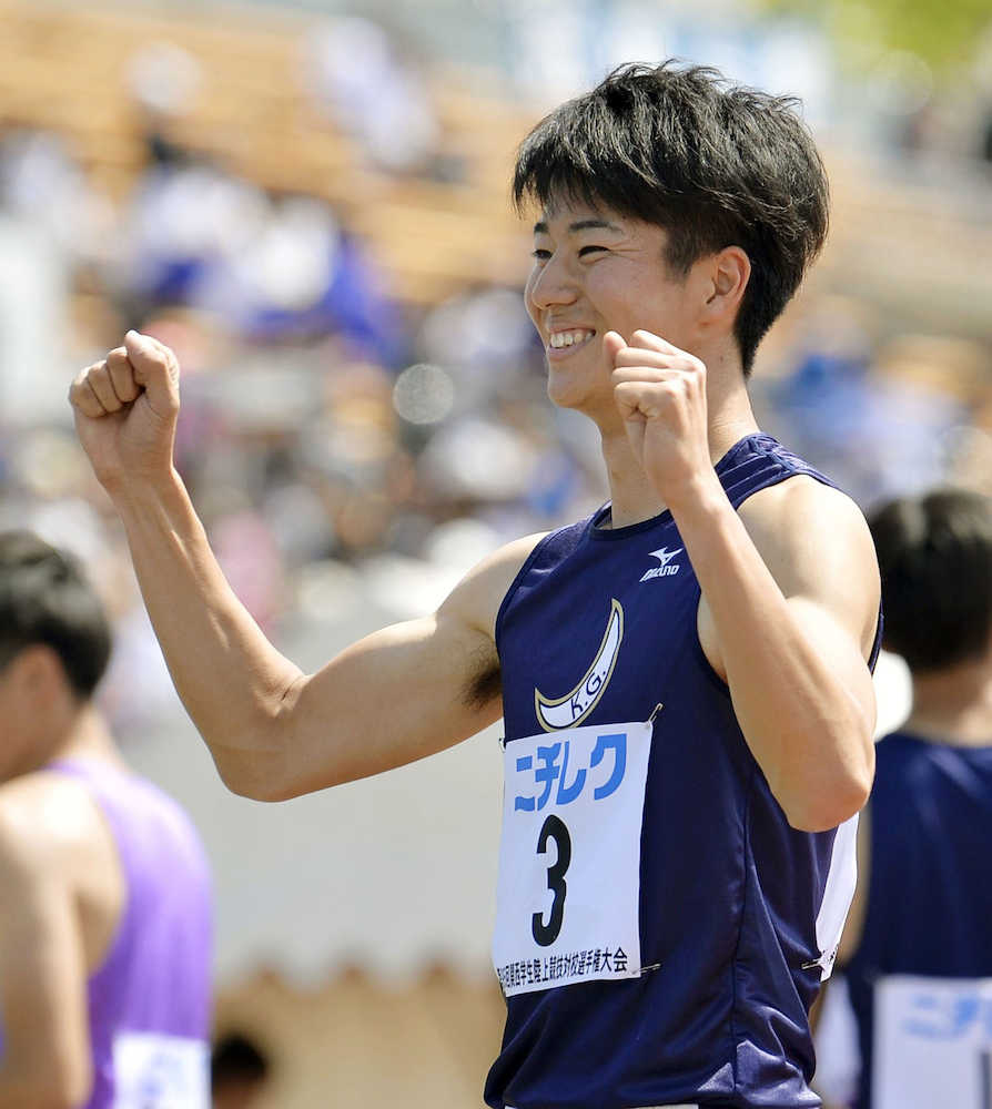 多田、１０秒３０で４連覇　５５年ぶり快挙　関西学生対校選手権