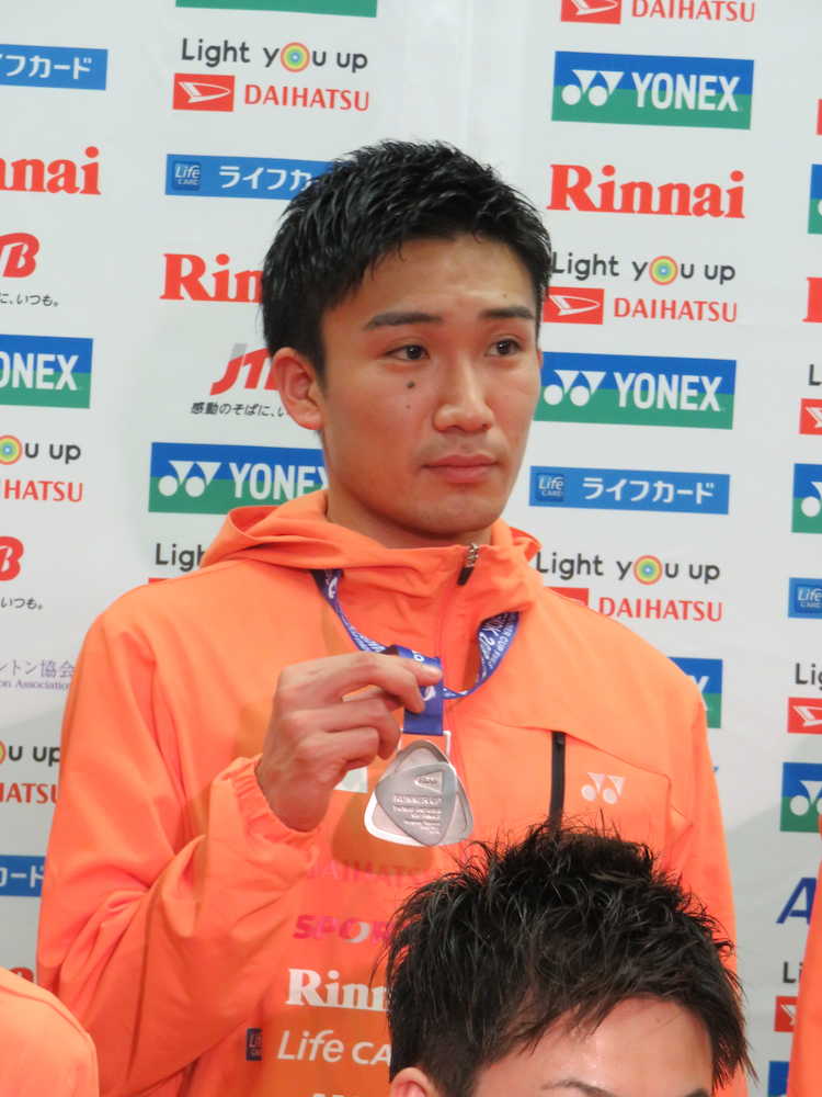 トマス杯で準優勝だった男子日本代表の桃田賢斗